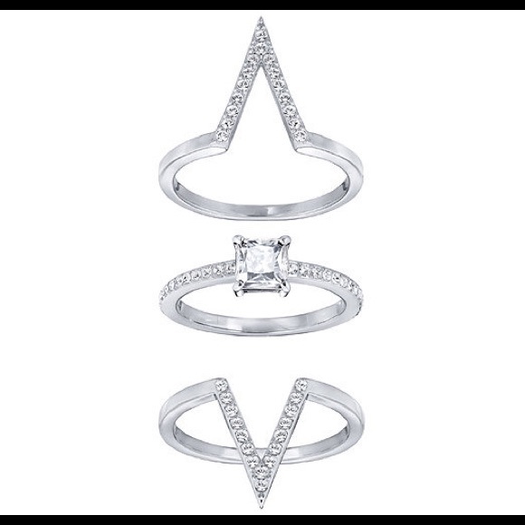 Swarovski Jewelry Brand New Swarovski V Stack Ring Poshmark Swarovski Jewelry Brand New Swarovski V Stack Ring Poshmark